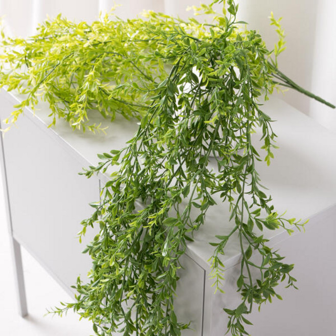 아트박스/플라워트리 바인 넝쿨 조화 그린잎 70cm 2컬러 인테리어 장식, 연그린