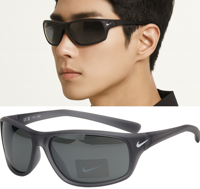 나이키 선글라스 FQ4602 010 아드레날린 풀테 그레이 미러 야구 골프 스포츠 고글, 단품