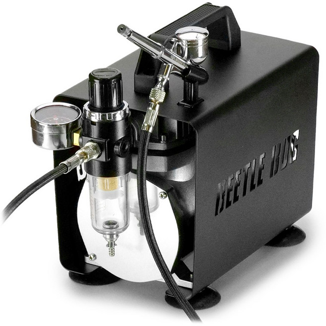 비틀벅 에어브러쉬 건 세트 도색 패키지 프라모델 BBC-P001 건담도색 휴대용 미니 컴프레셔