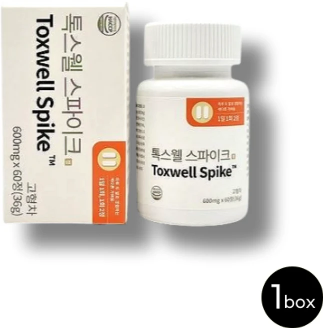 *정품*하루2정섭취 Toxwell Spike 정제형 톡스웰 스파이크 정 1개월분, 1박스, 60정 - 쿠팡