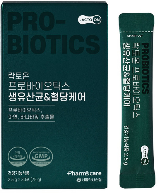 락토온 서울약사신협 프로바이오틱스 생유산균&혈당케어 30포, 2.5g, 30개