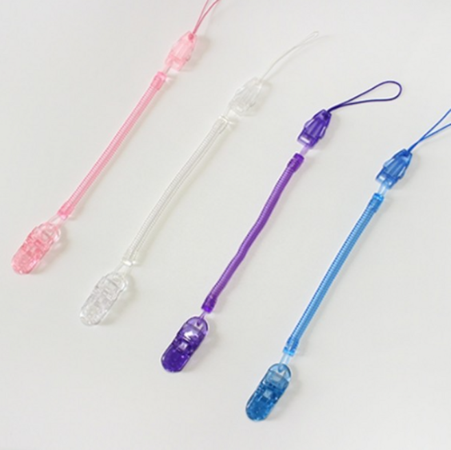 간호사 스프링 집게줄 분실방지 가위 걸이, 블루, 1개