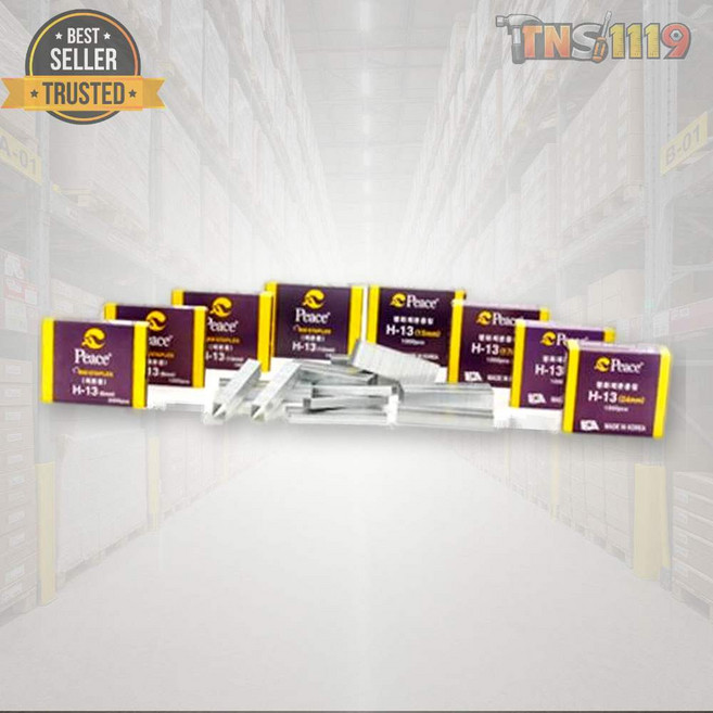 티엔에스 피스코리아 H-13 스테플 17mm 1000pcs 스테플러침 사무용