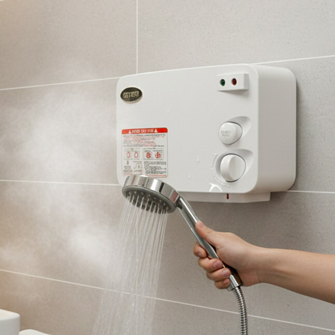 가이저 순간 전기 온수기 SW-004P 샤워용 국내생산, 단품