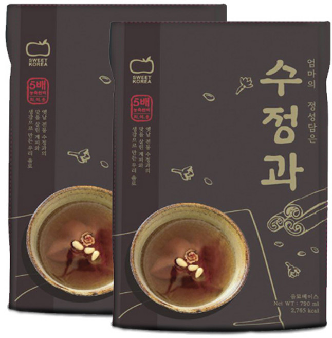 다농원 스위트티 수정과 790ml 2개세트