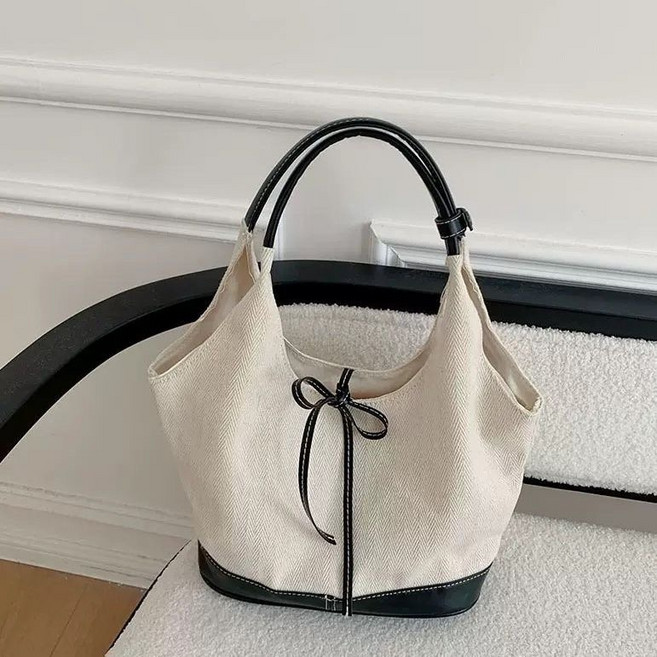 복조리 스타일 여성 버킷백 숄더 가방