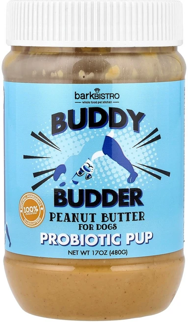 강아지 프로바이오틱 피넛버터 블루베리 480g | Bark Bistro Buddy Budder, 1개 - 쿠팡