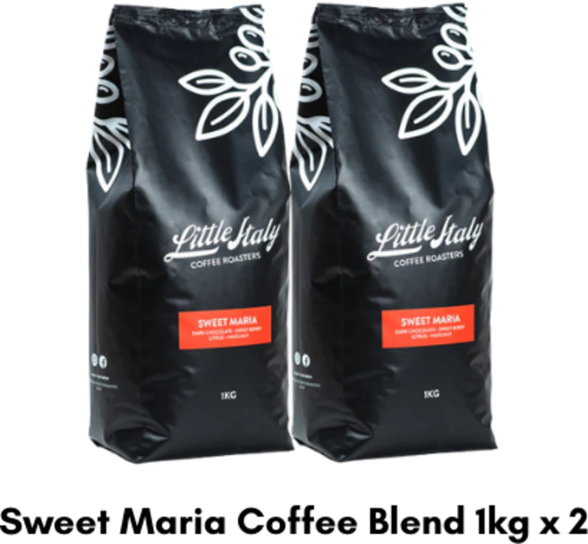 호주 커피 원두 직구 로컬 로스터리 카페 납품 원두 Sweet Maria 블렌드, 1kg, 2개, 홀빈(분쇄안함)