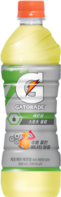 게토레이 레몬, 600ml, 4개