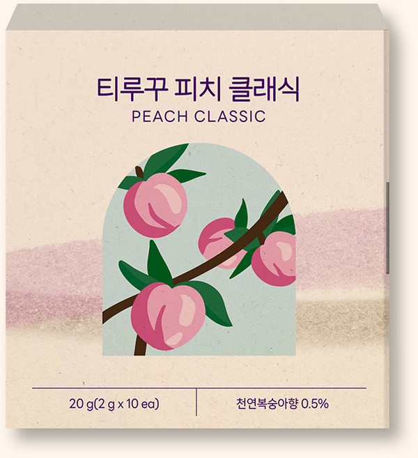 [미루꾸커피] 티루꾸 피치 클래식 10개입, 1개, 2g