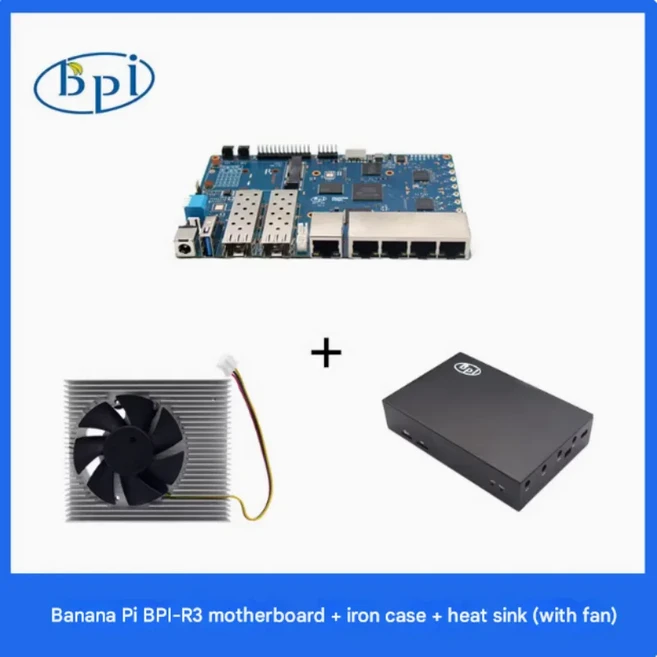 Banana Pi BPI-R3 오픈 소스 라우터는 MediaTek MT7986(Filogic 830) 칩 디자인을 채택하고 Wi-Fi 6 2.5GbE, 02 BPI R3 L