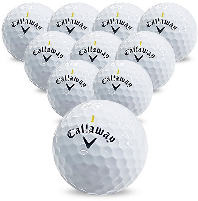 나이스골프 캘러웨이 화이트 A+등급 로스트볼, 10개, 1개