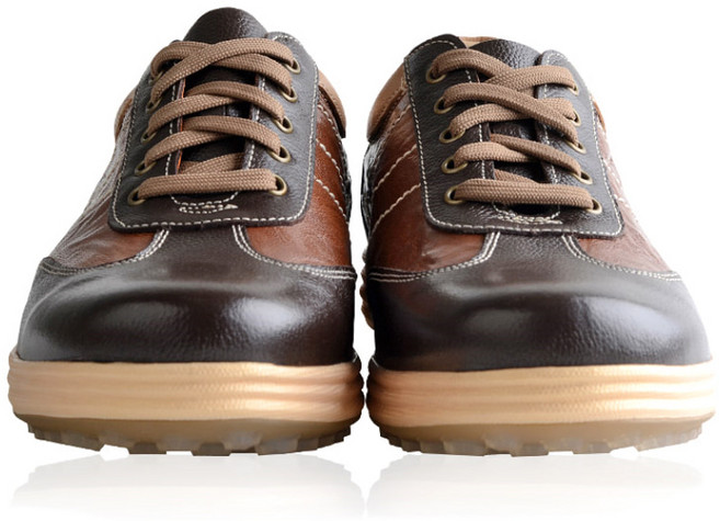 해피슈즈 브라운 캐쥬얼 컴포트화 남성슈즈 소가죽 SP-20-182