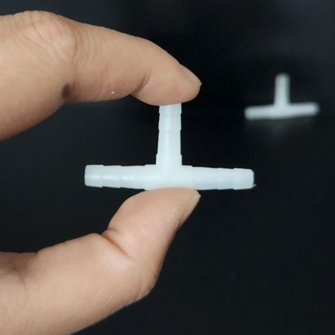 T자 수족관 에어호스 연결 어항 호스 연결관 수족관용품 기포기연결 수조 연결대 연결관, 1개