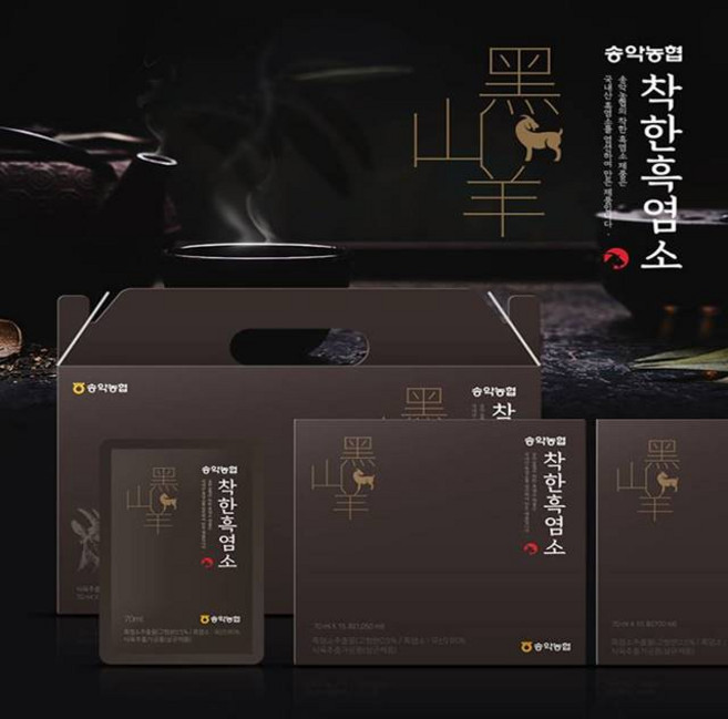 [송악농협] 착한 흑염소 25년전통 100% 국내산 흑염소 (70ml*25포 x 4박스) 총 100포, 1.75L, 4개