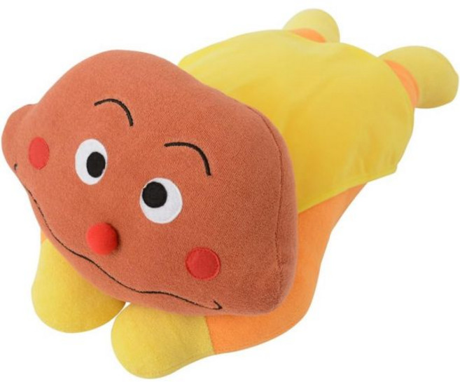 니시카와 호빵맨 카레빵맨 안는 베개 인형 42x22, 단품, 1개