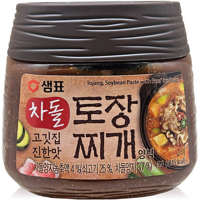 샘표 차돌 토장 찌개양념, 450g, 1개