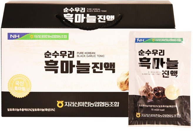 농협 흑마늘진액, 2.1L, 2개