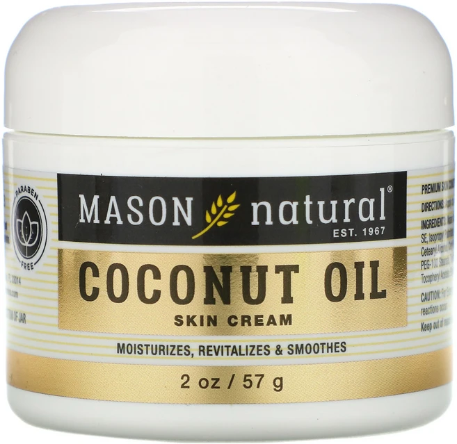 Mason Natural 코코넛 오일 스킨 크림 2 oz (57 g) 3팩, 57g, 1개 - 쿠팡