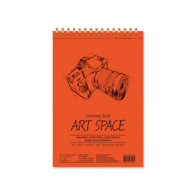 양지사 아트스페이스 드로잉북A4, 오렌지, 1개