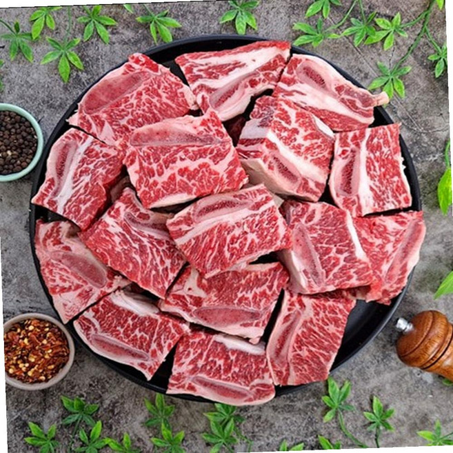 VGD 미국산 소갈비 꽃갈비 찜용 3.5cm절단 숯불 5kg 쇠고기, 1개