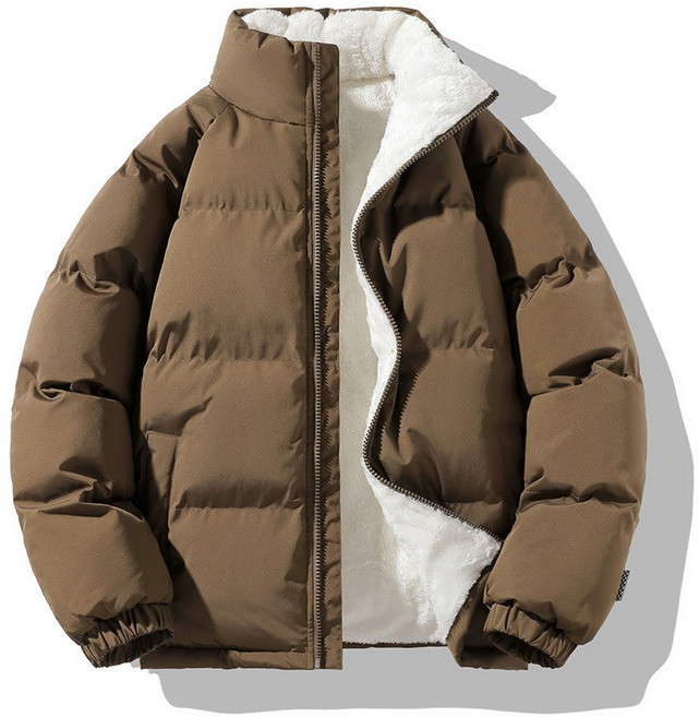 겨울 캐시미어 베이직 루즈핏 남성 도톰 빅사이즈 코트 커플 기모 패딩 따뜻한 외출 외투 겨울 보온 바람막이