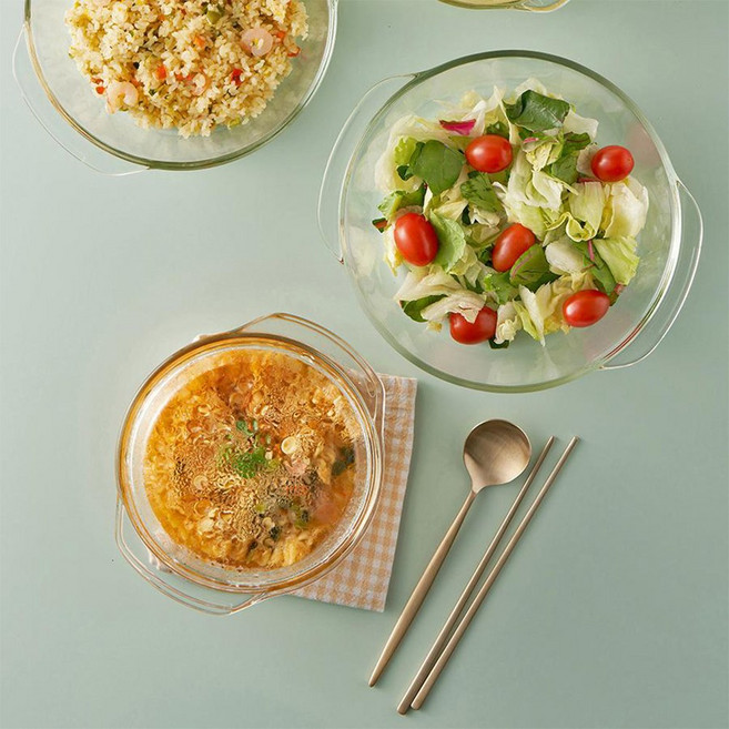 르베르폴리세 원형 내열유리 전자렌지 찜기 오븐용기 4종 택1, 1개