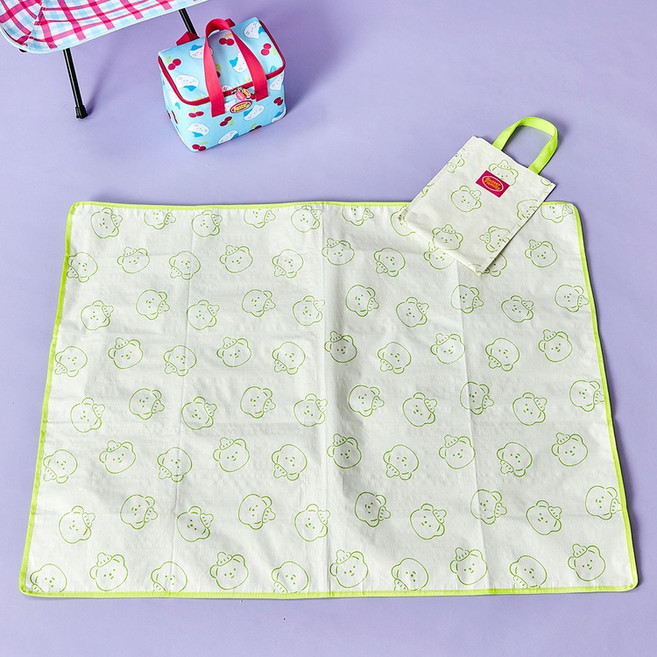 버터 모던하우스 피크피크 시럽베어 타포린 매트, 혼합색상