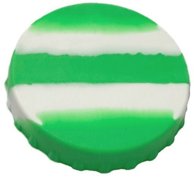 실리콘 밀폐캡 캔 김빠짐방지 캔뚜껑 덮개 캔음료 뚜껑, 5개, 그린