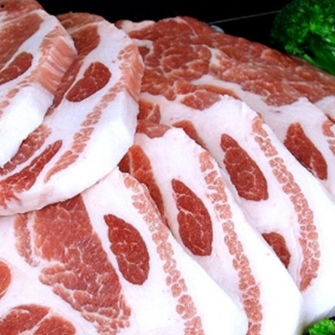 한돈 프리미엄 목살 구이용 숫불용 통삼겹 캠핑용, 1박스, 500g