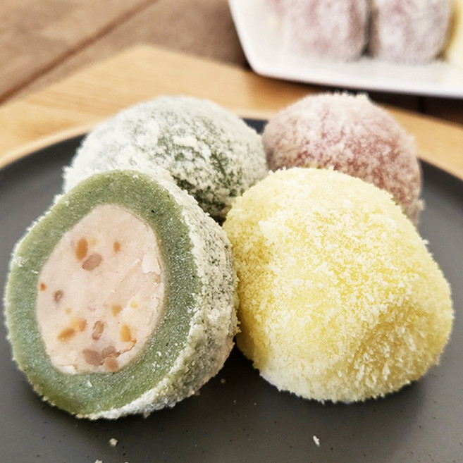 굳지않는 삼색 두텁떡 국산찹쌀 찹쌀 떡, 1박스, 1.8kg