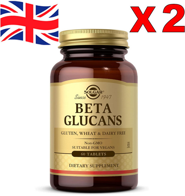 60정 2개 솔가 베타글루칸 Solgar Beta 1 3 Glucans