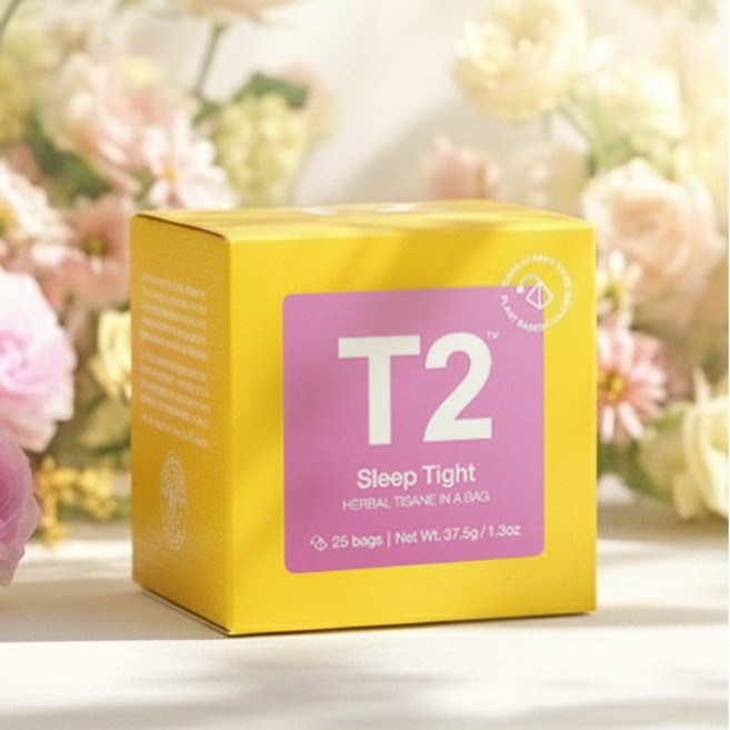 T2 슬립타이트 티백, 25개입, 1박스, 40g