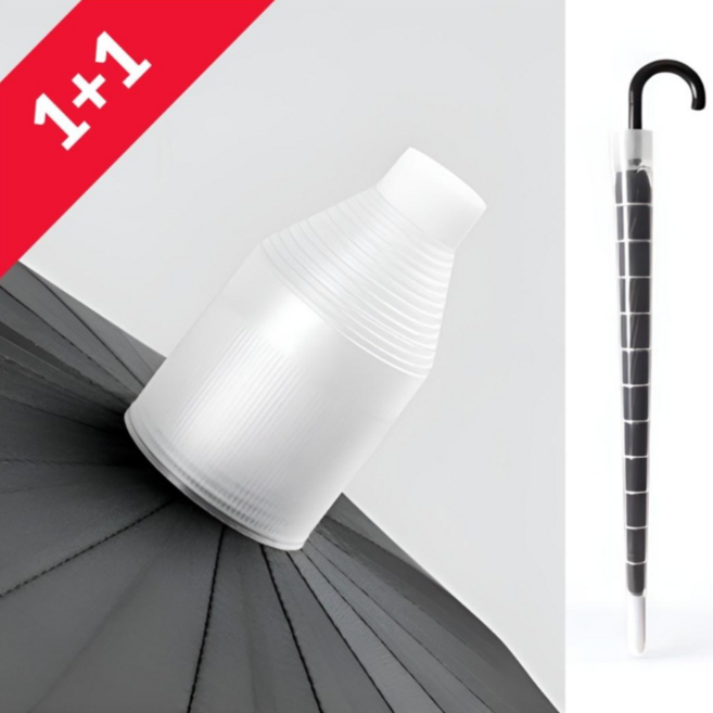 빅스테퍼 휴대용 우산꽃이 장우산 캡 커버 1+1, 2개