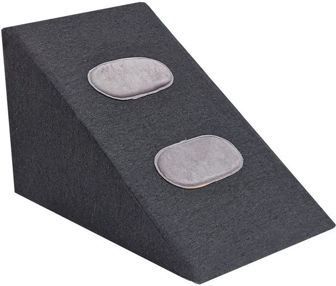 강아지계단 슬라이드형 딥그레이 투텝 소