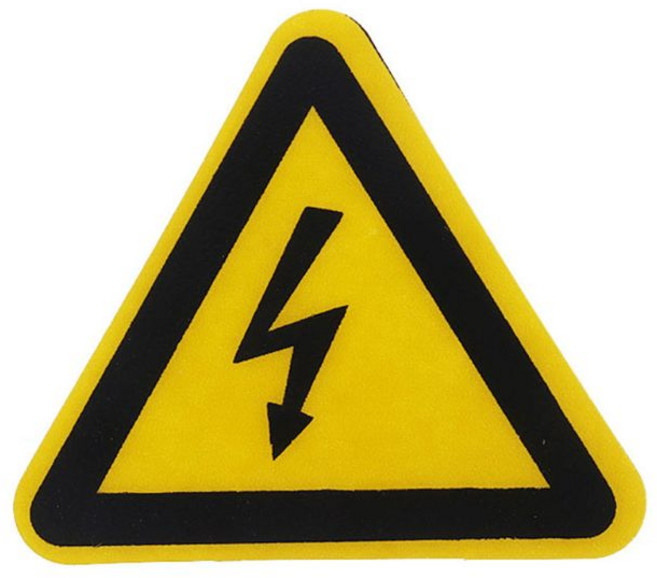 경고 스티커 스티커 라벨 감전 위험 위험 알림 안전 25mm 50mm 100cm PVC 방수 브랜드 뉴, 5cm