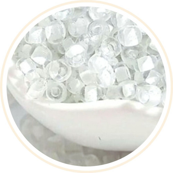 시드비즈 / 막대비즈 / 믹스비즈 / 멀티비즈 (2 000P) 20g, 1개, 인사이드 화이트 2mm