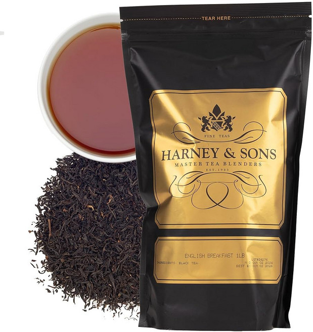 하니 앤 선즈 루즈 블랙 티 잉글리시 브렉퍼스트 4온스, 9 English Breakfast, 4 Ounce (Pack of 1)