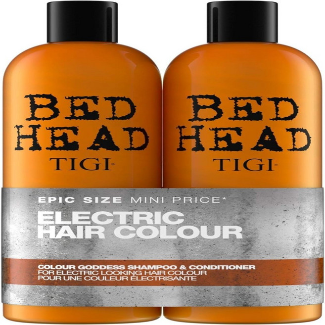 750ml 티지 베드헤드 컬러 가디스 샴푸 컨디셔너 세트 Tigi Bed Head colour Goddess, 1개