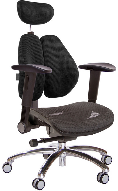 GXG 高雙背工學電腦椅 TW3076 LUA1J, 素黑色