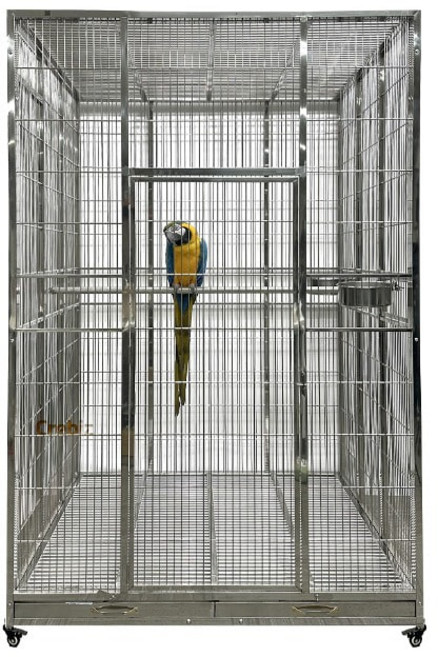가로 120센치 청금강 홍금강 앵무새 초대형 새장 마카우, 1개