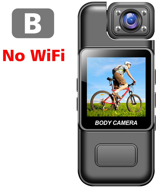 휴대용 미니캠코더 소형액션캠 4K 와이파이 미니카메라 스포츠캠, Cam Add 64GB Card, No WiFi