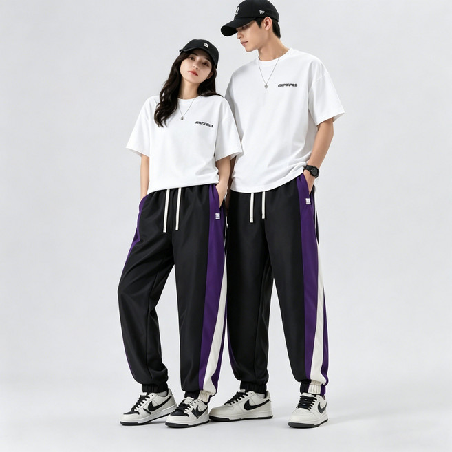 남성 춘추 루즈핏 조거 스웨트팬츠 캐주얼 팬츠