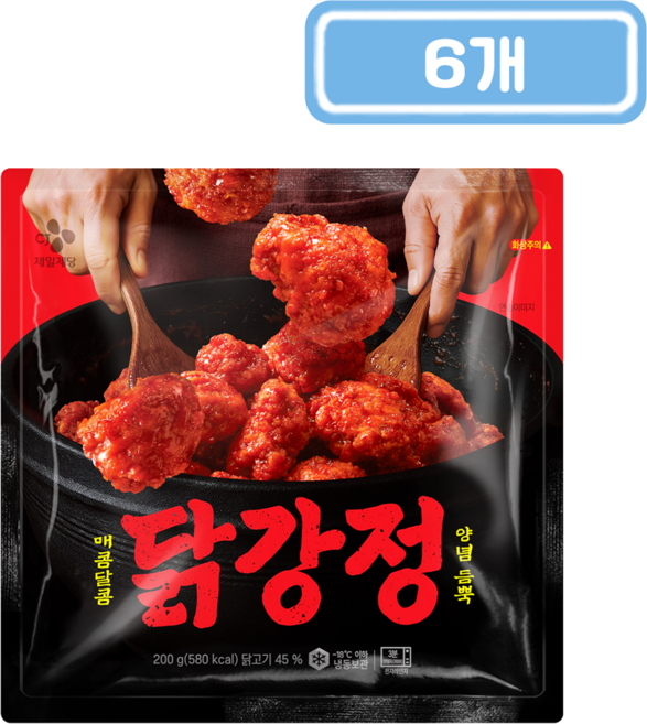 CJ 닭강정, 200g, 6개
