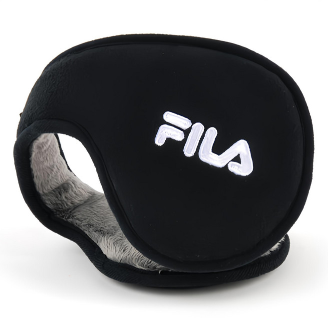 FILA 斐樂 Fit 防寒耳罩, 黑色, 1個