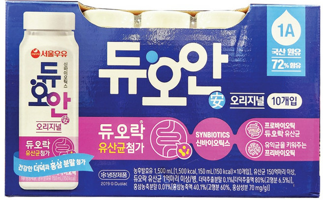 서울우유 듀오안 150ml + 아이스박스포장, 1개, 1.5L