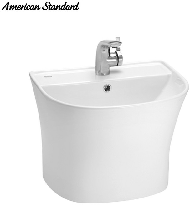 아메리칸스탠다드 플랫 내추럴 R 반다리 일체형 세면대 C135500L 플랫네추럴R, 자동, P자트랩 (벽배수), 정품폽업/트랩(+25000), 1개