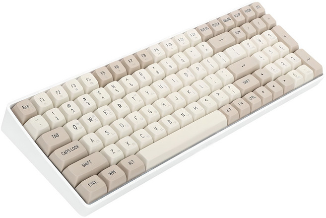 다크플래쉬 유무선 기계식 키보드, 밀크 브라운, GD100, 황축