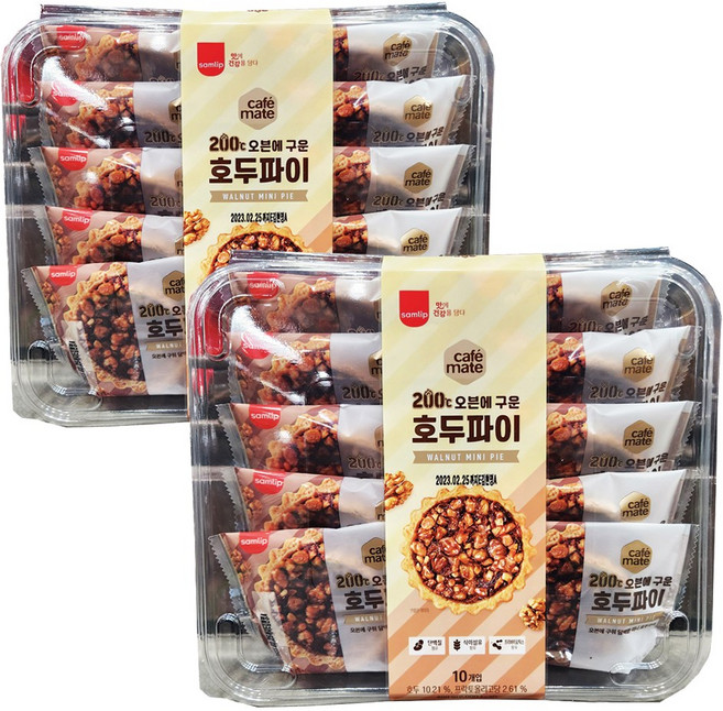 삼립 오븐에 구운 호두파이 40g, 20개