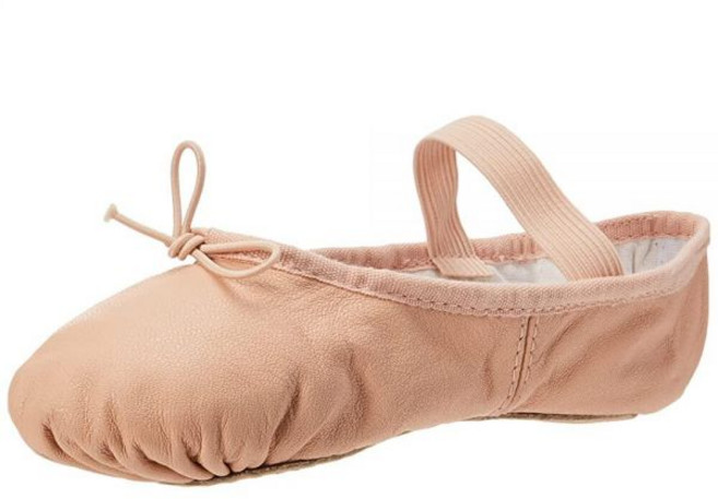 Bloch Dance Girls의 댄소프트 풀 솔 가죽 발레 슬리퍼/신발 시어트리컬 핑크 10.5 X-와이드 리틀 키드 연극 핑크.